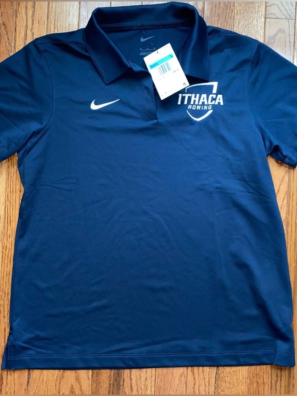 NWT ITHACA Rowing $42 Nike Polo  Womens Medium NWT